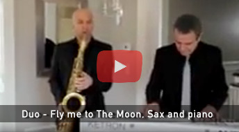 Duo - Fly me to The Moon, Sax and piano